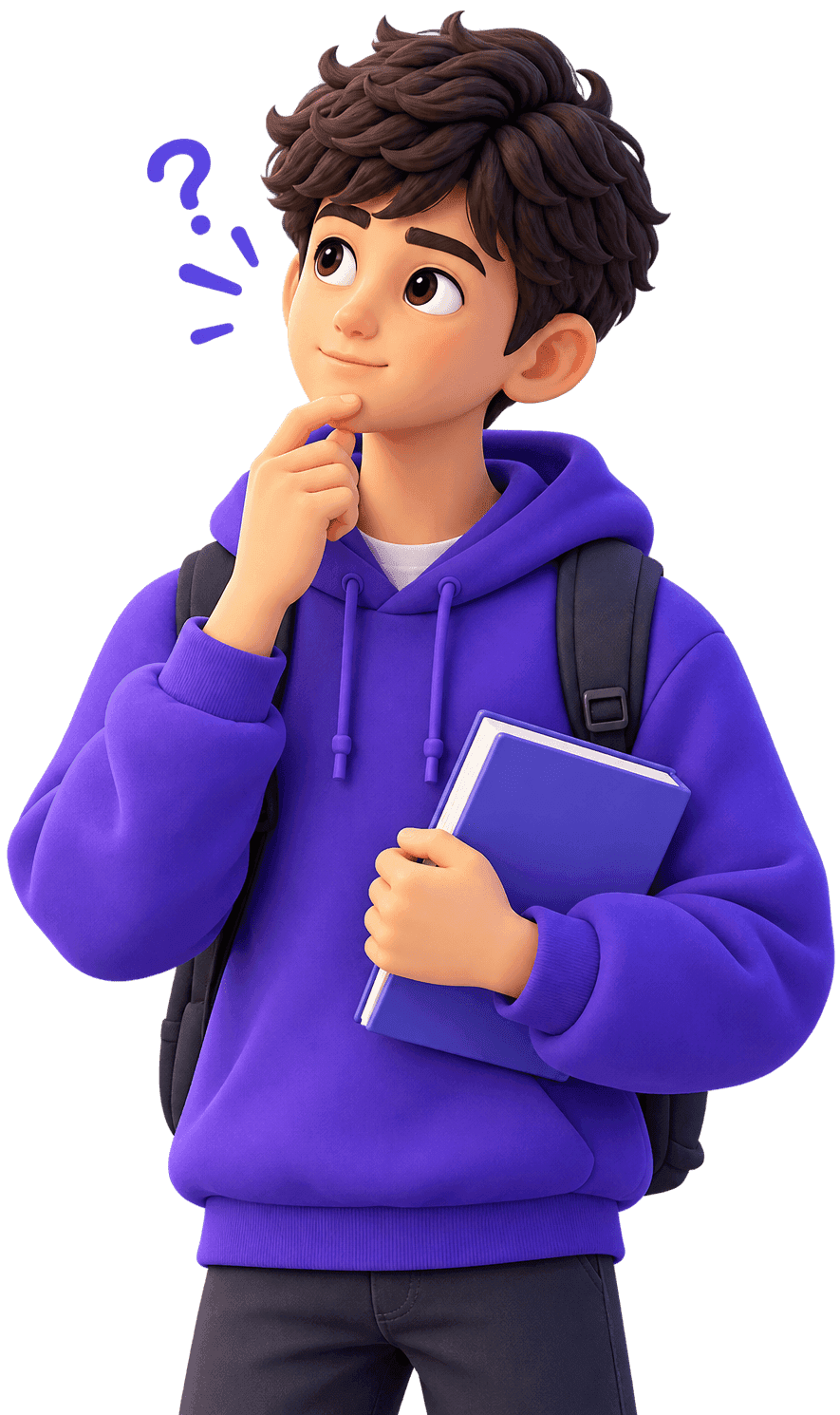 Student Study Illustration